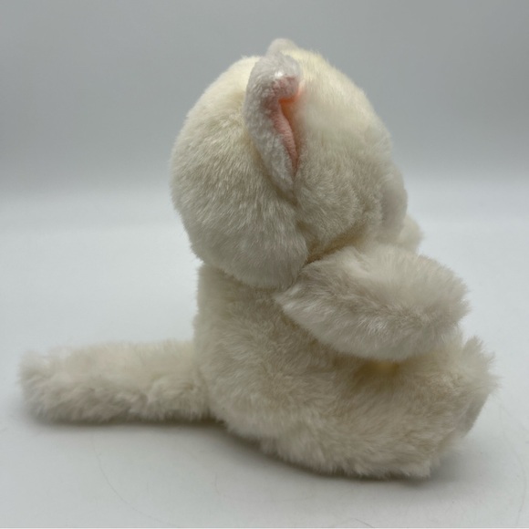 Vtg Rare 1992 Polar Puff 24k 6” White Cat With Blue Eyes Plush Stuffed Animal - Picture 6 of 10